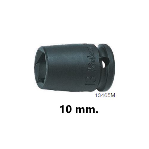 SKI - สกี จำหน่ายสินค้าหลากหลาย และคุณภาพดี | KOKEN 13465M ลูกบ๊อกลมหามุม 3/8นิ้ว- 10mm.